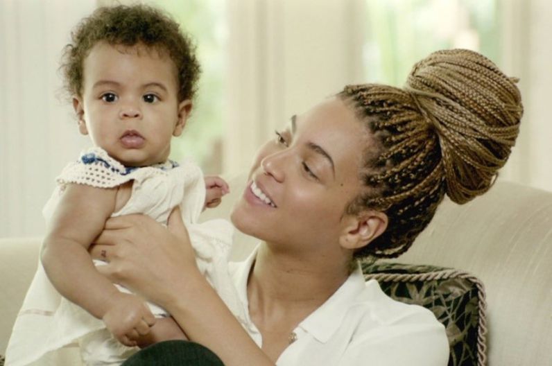 Beyonce and her daughter Blue Ivy
