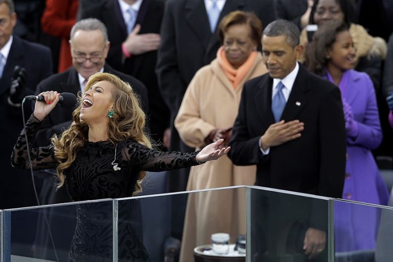 Beyonce Singing At President Obama's Inauguration