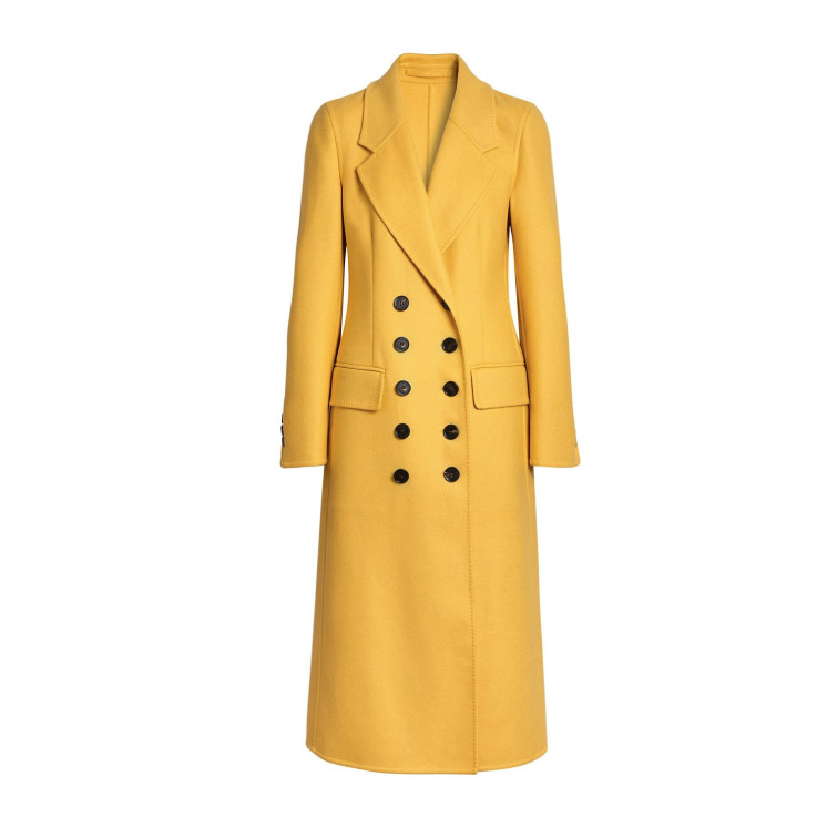Burberry Double-breasted Cashmere Tailored Coat
