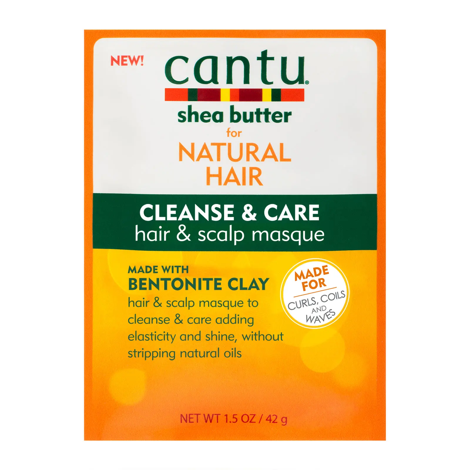 CANTU Cleanse & Care Hair & Scalp Masque with Bentonite Clay 50g £3.00 at Feelunique