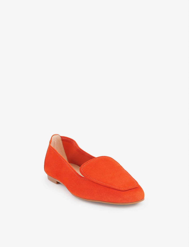 LK BENNETT Tina square-toe suede loafers £15.0.00