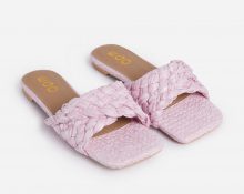 Raffia sandals