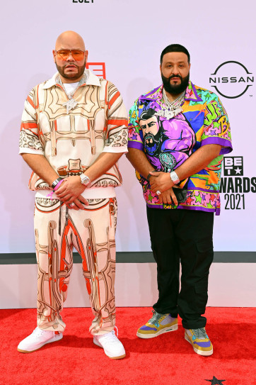 Fat Joe and DJ Khaled at the BET Awards 2021. Getty Images 