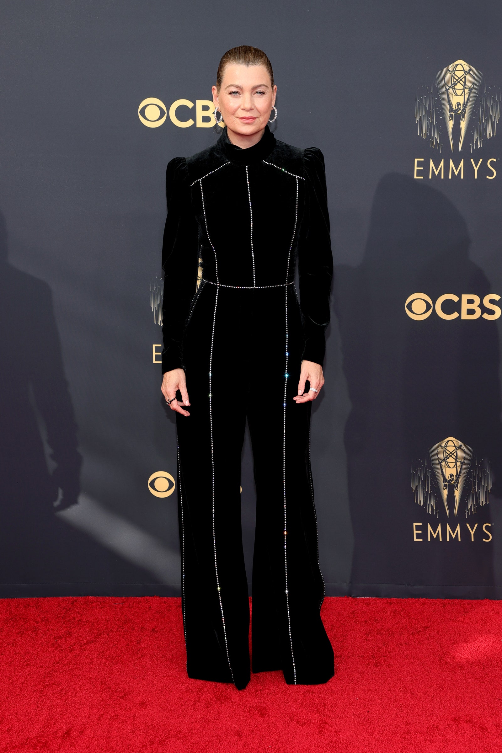 Ellen Pompeo at the 2021 Emmys Awards