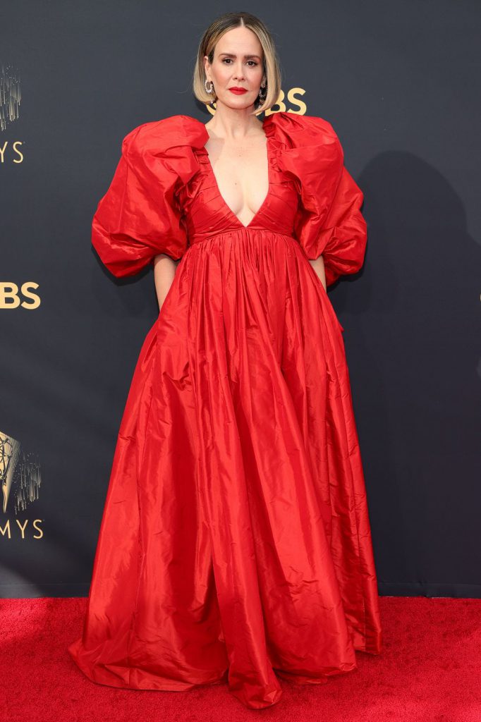 Sarah Paulson at 2021 Emmys Awards