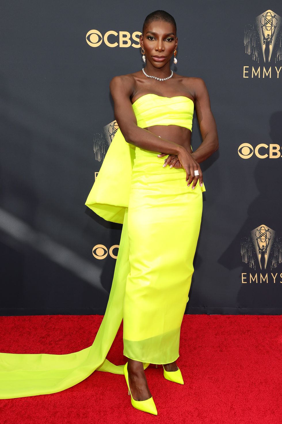 Michaela Coel at 2021 Emmys Awards