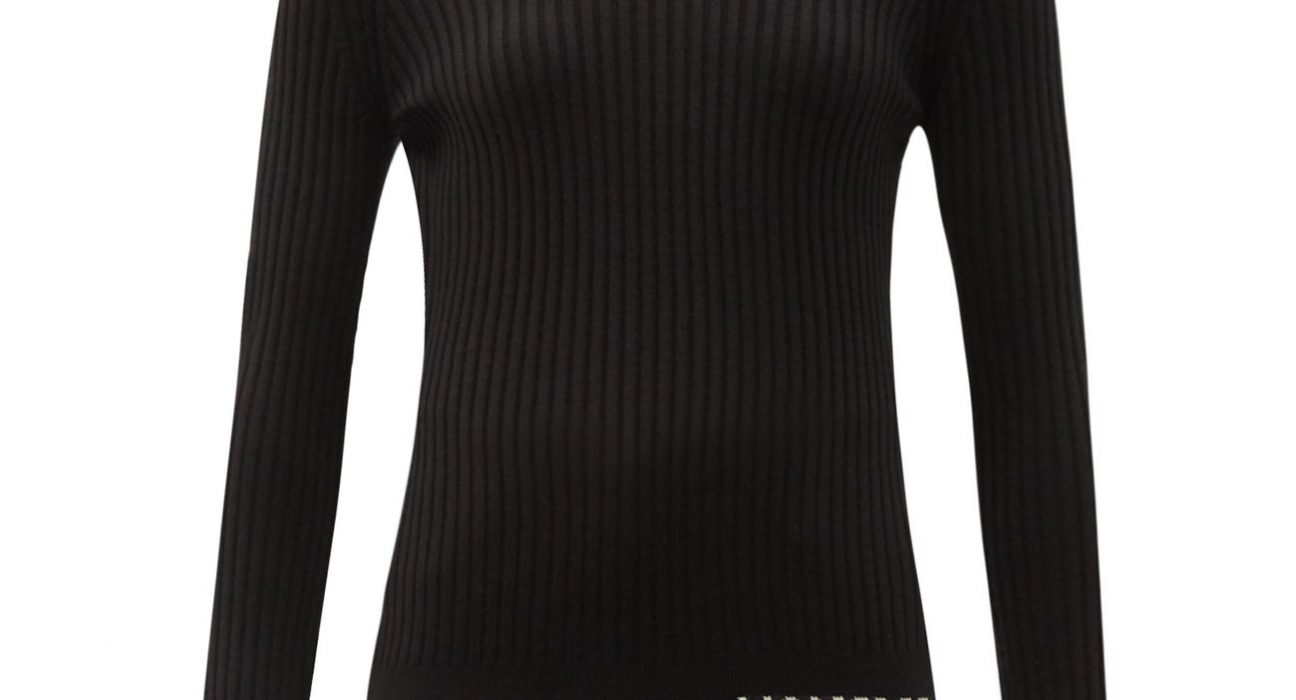 MONCLER Ciclista roll-neck ribbed wool top £355