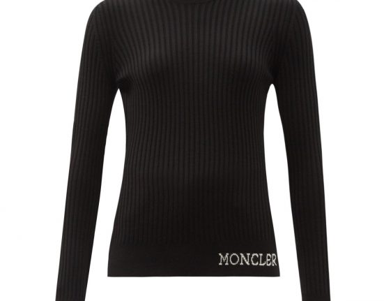 MONCLER Ciclista roll-neck ribbed wool top £355