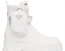 PRADA Monolith chunky-sole leather ankle boots £1,050