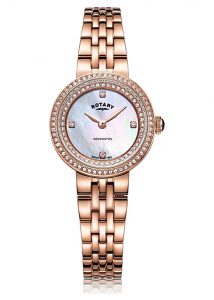 ROTARY WATCHES Rose gold kensington ladies £159.00