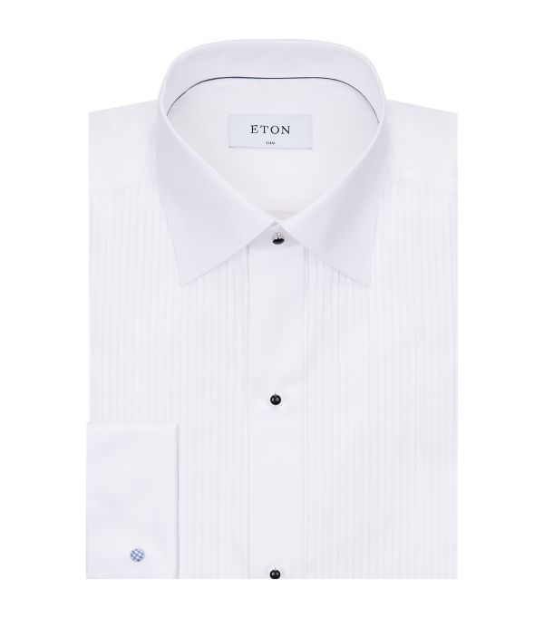 ETON Pleated Cotton Shirt £165