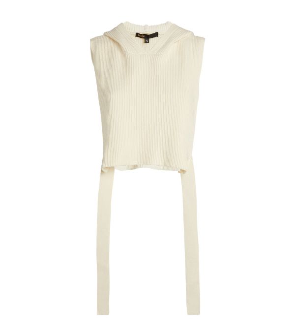 MAJE Hooded Sweater Vest £109