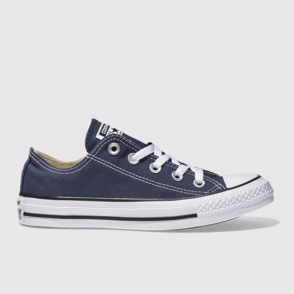 Converse navy & white all star oxford trainers