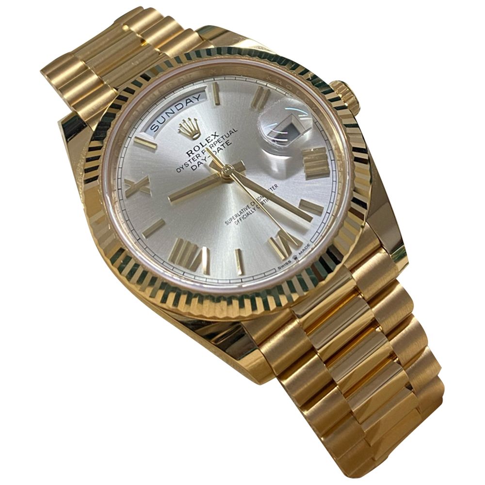 Rolex Day Date 40mm Yellow Gold Watch - gold
