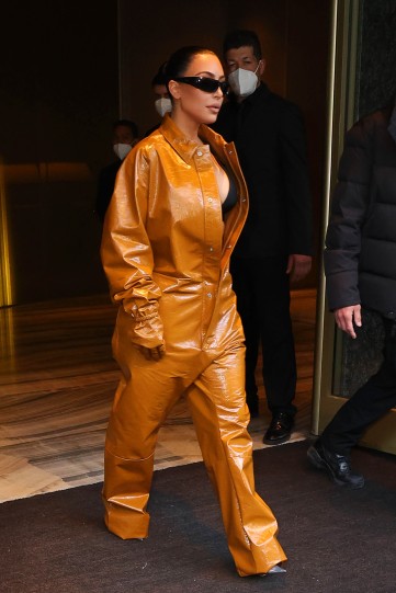 Kim Kardashian during Milan Fashion Week 2022 GC Images