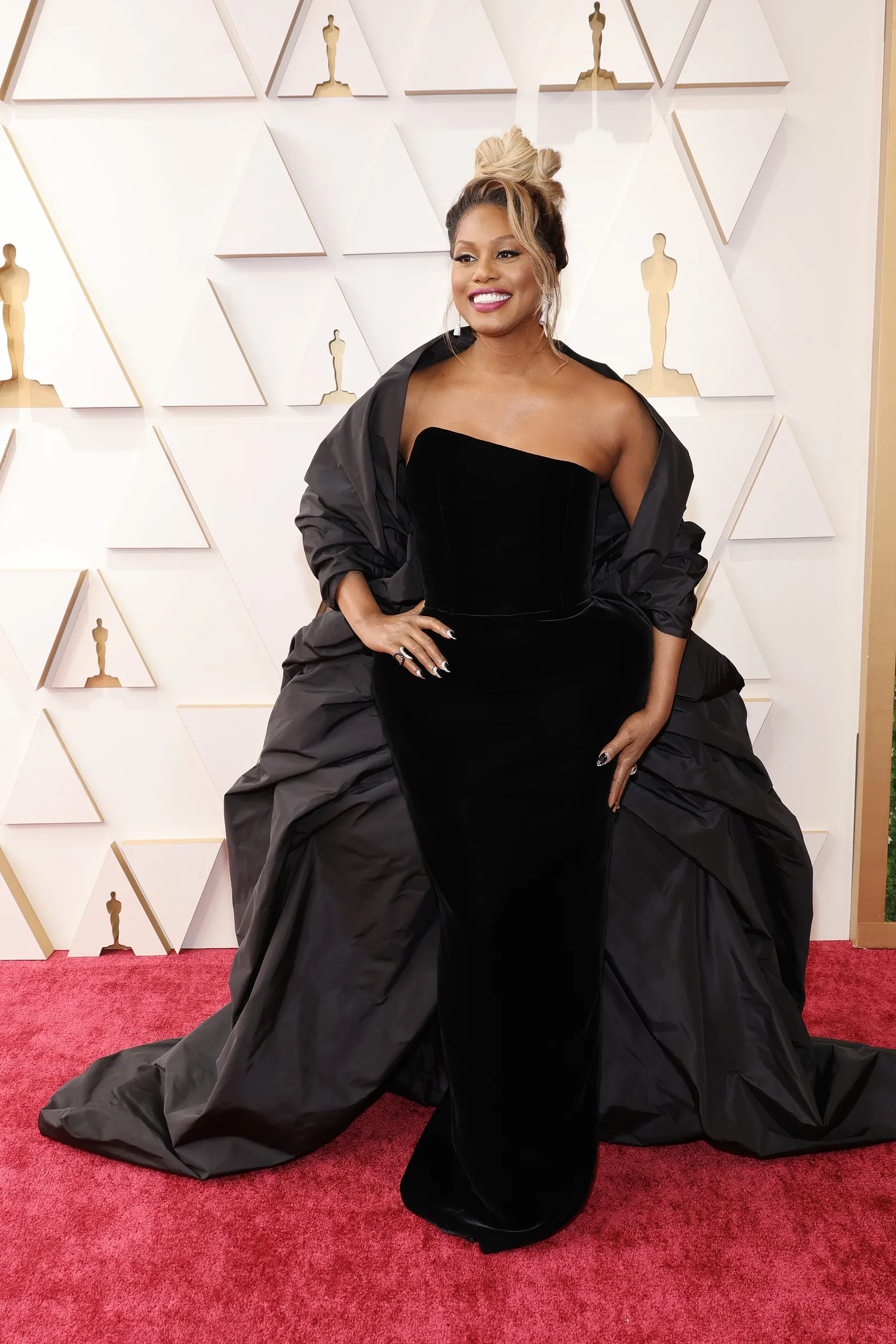Laverne Cox at the 2022 Oscars
