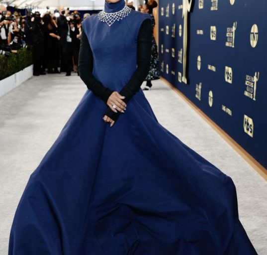 Jada Pinkett-Smith in Gareth Pugh at 2022 SAG Awards