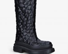 VALENTINO GARAVANI Atelier petal-embellished rubber rain boots £720.00