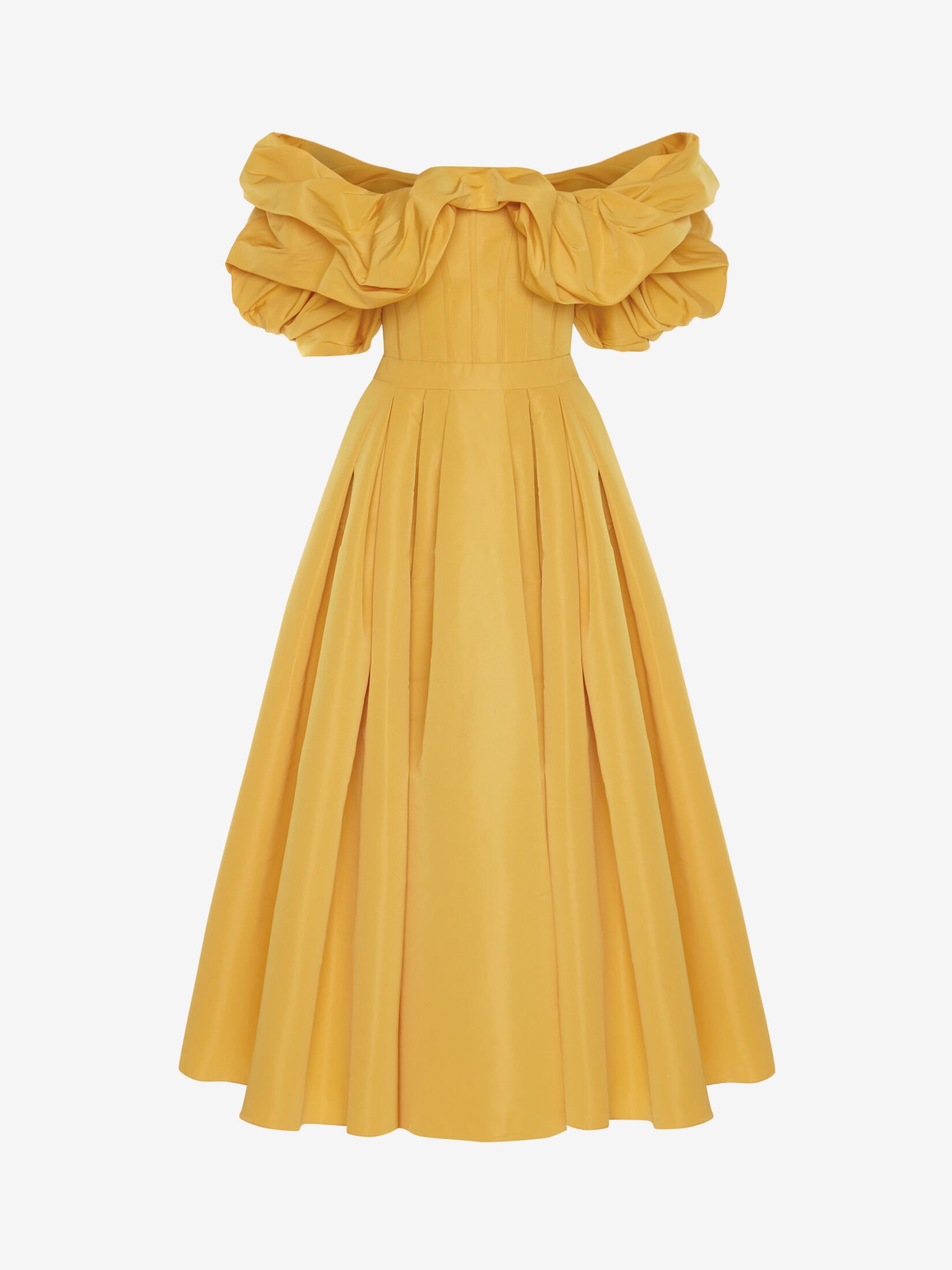 Women's Off-the-shoulder Corset Dress in Pop Yellow £ 2,750