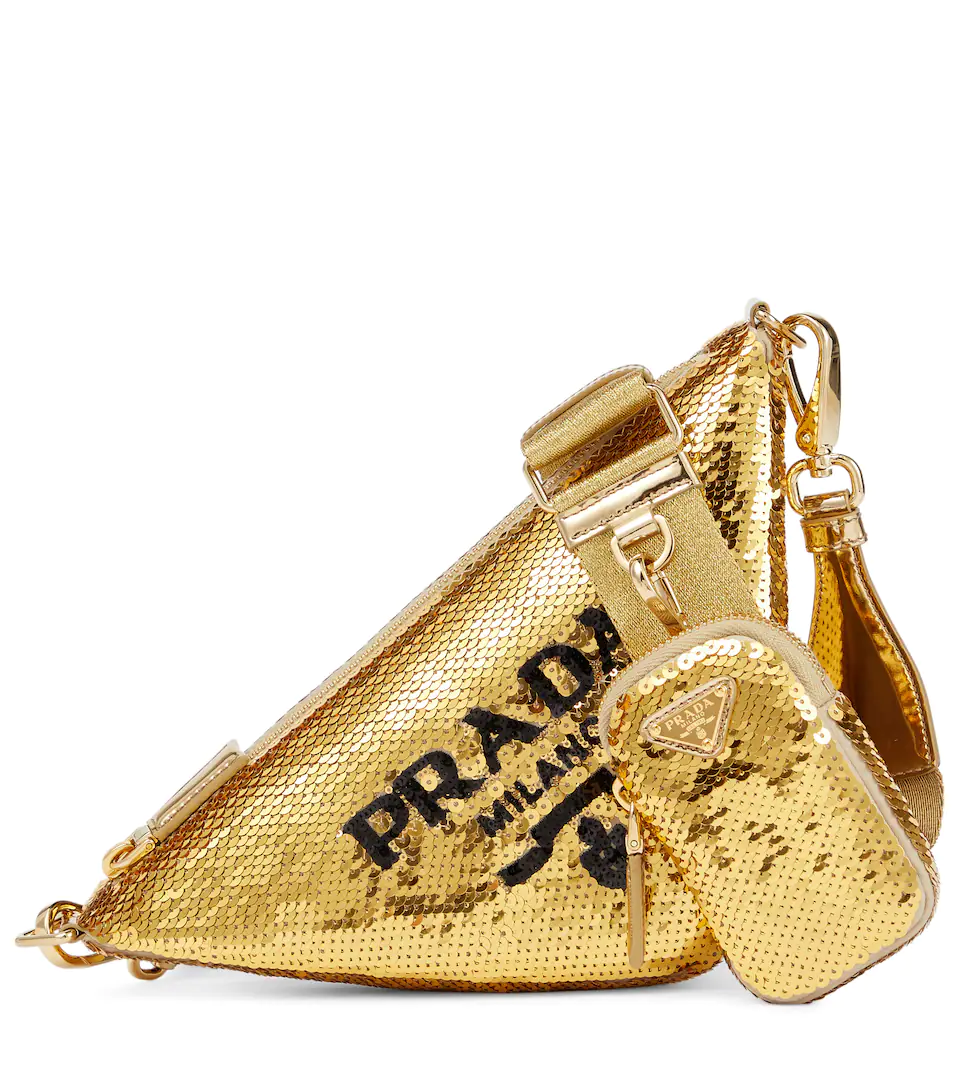 PRADA Triangle sequin shoulder bag £ 1,750