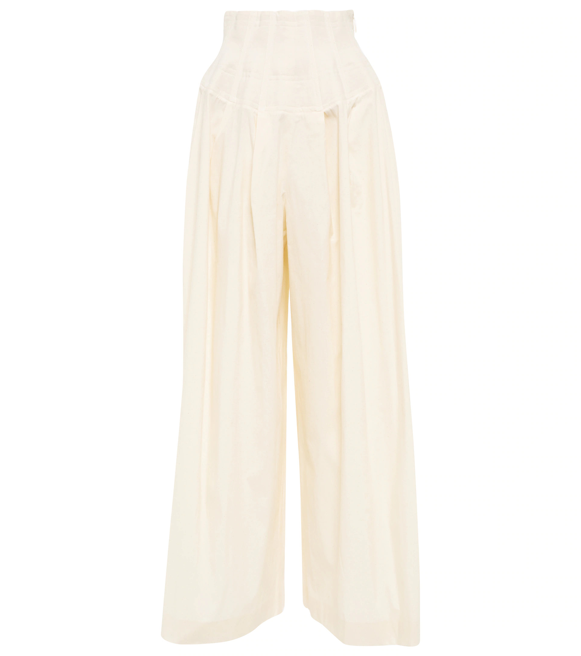 THE ROW Trude cotton high-rise wide-leg pants £ 990