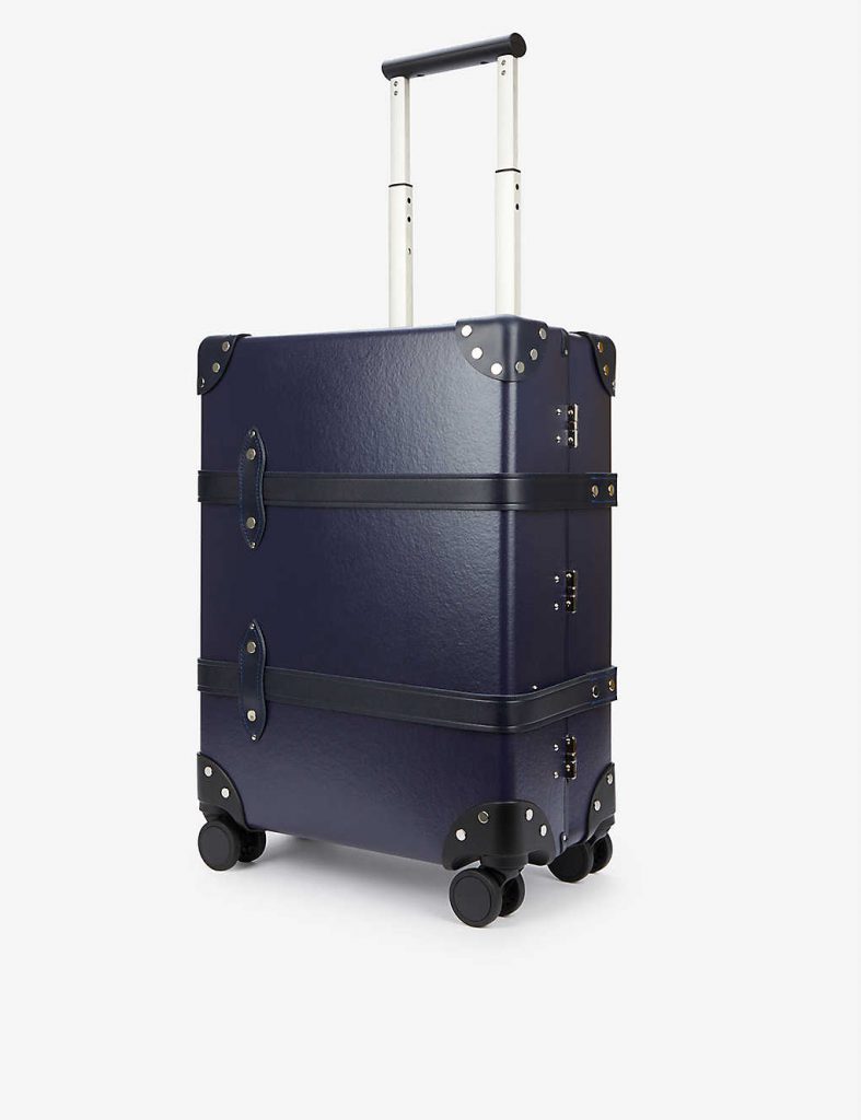 GLOBE-TROTTER Centenary carry-on 4-wheel vulcanised-fibreboard suitcase £1385.00