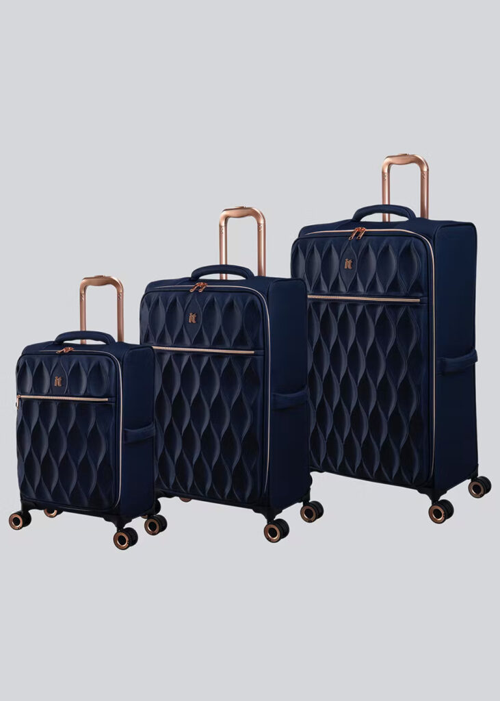 IT Luggage Enliven Navy Suitcase