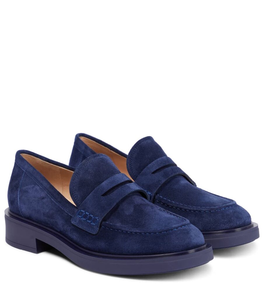 GIANVITO ROSSI Harris suede loafers £ 620
