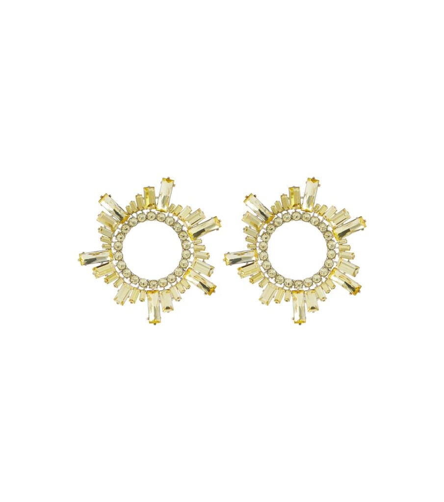 AMINA MUADDI Begum crystal-embellished earrings £ 490