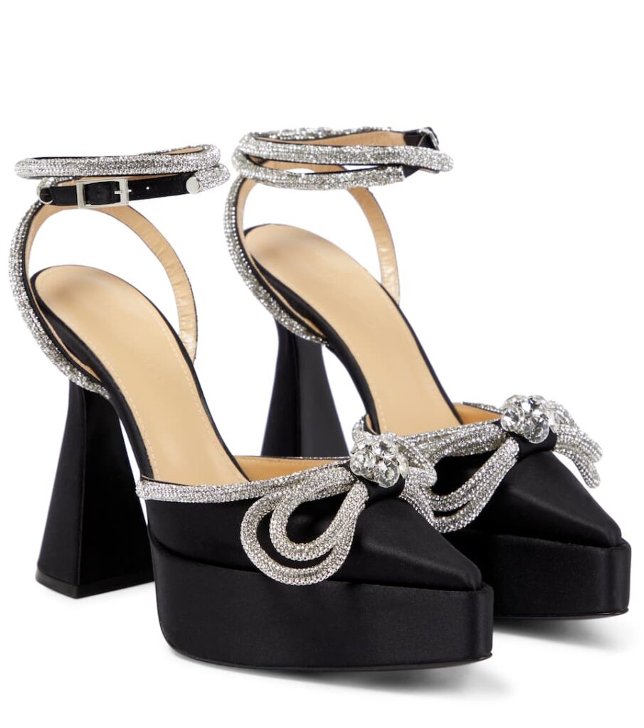 MACH & MACH Double bow-embellished satin pumps £ 802