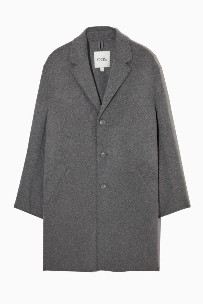 COS RELAXED-FIT DOUBLE-FACED WOOL COAT £225