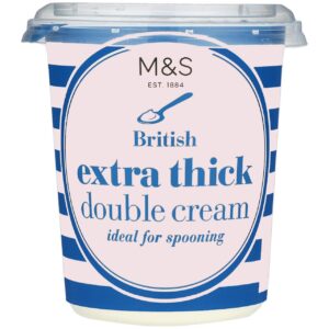 M&S British Extra Thick Double Cream 300ml