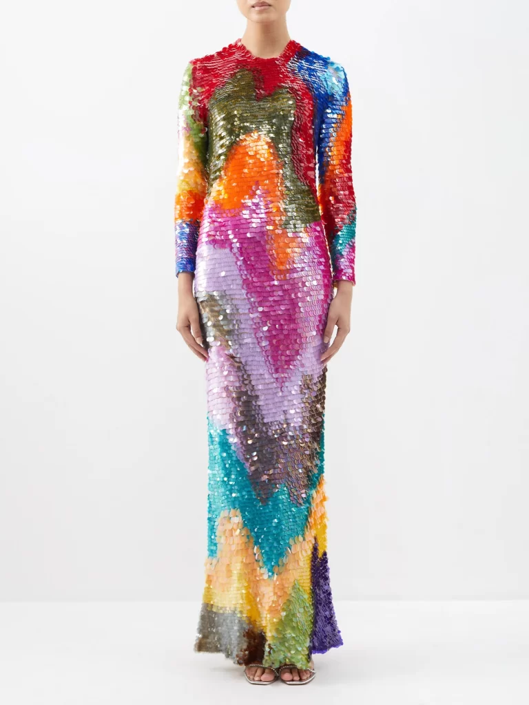 ASHISHSequinned long-sleeve gown £2,430