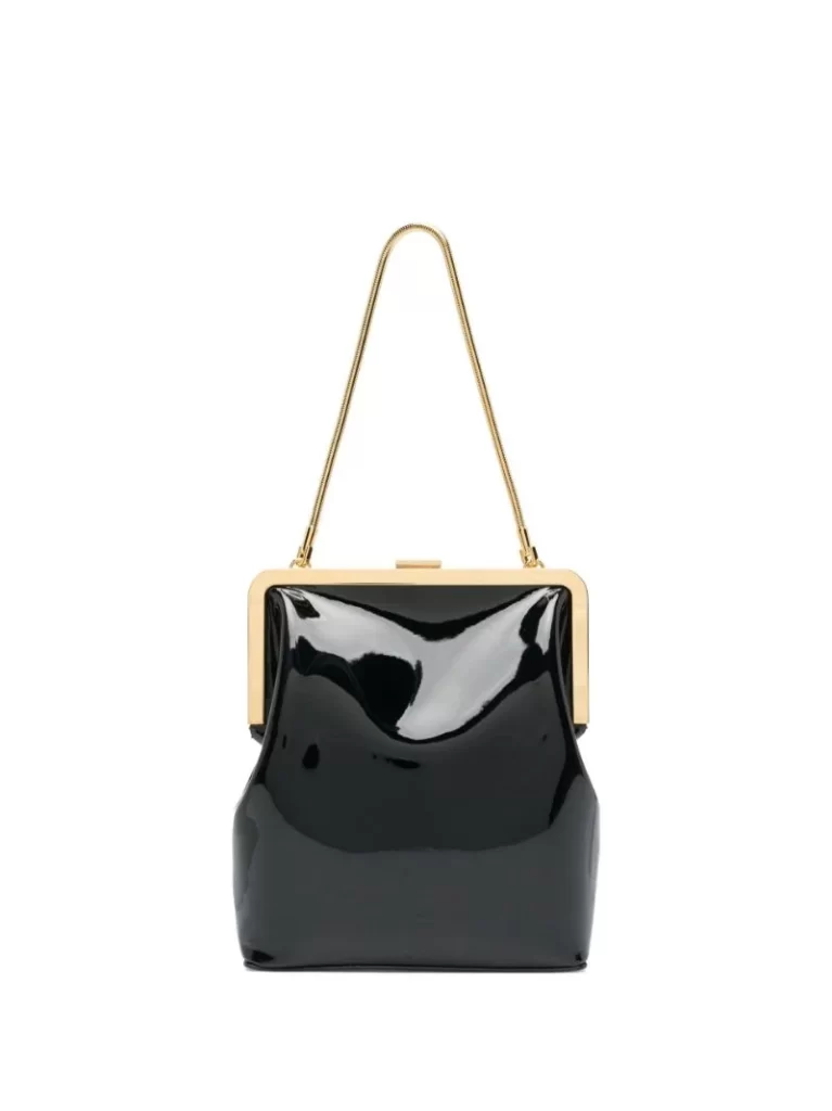 KHAITE Black Lilith Patent Leather Mini Bag £1,490