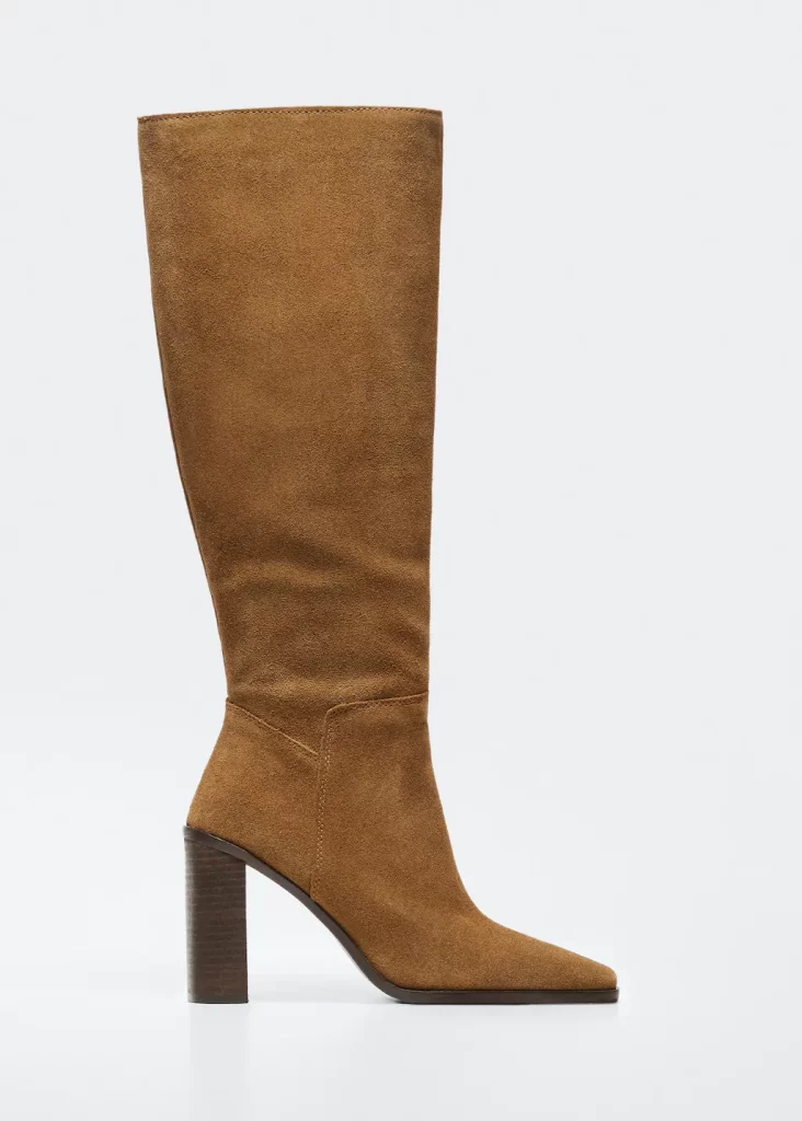 High heel leather bootWas £ 89.99 Now £ 69.99 