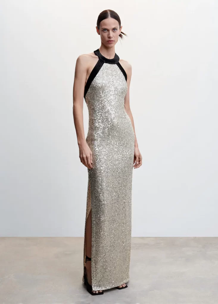 Mango Sequined gown