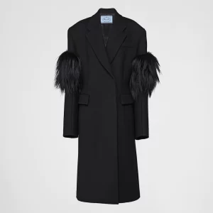 Prada Double-breasted cloth and mohair coat£ 4,600