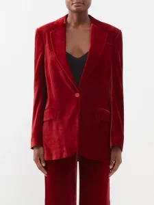 STELLA MCCARTNEY
Single-breasted velvet suit jacket
£1,095Now£821Save 25%