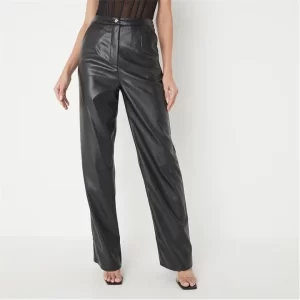 Missguided
Faux Leather Wide Leg Trousers
Now £25.00 Was £35.00
