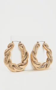 Pretty Little Thing
Gold Creole Large Hoop Earrings 
£6.00
