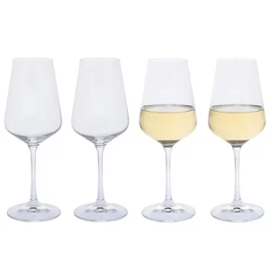 Cheers! 350ml Crystal White Wine Glass (Set of 4)