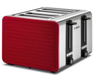 BOSCH 
Silicone TAT7S44GB 4-Slice Toaster – Red
£49.00
