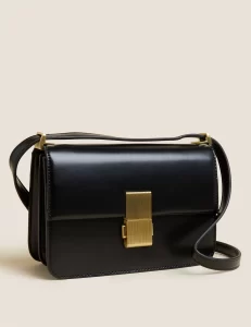 The M&S Collection Faux Leather Cross Body Bag