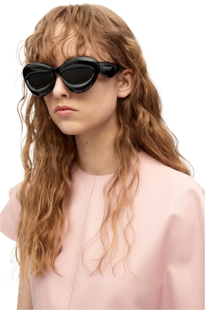 Loewe Inflated cateye sunglasses in nylon £310.00