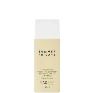 Summer Friday's 
Shadedrops Broadspectrum SPF 30 Mineral Milk Sunscreen 50ml
£36.00


