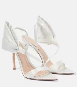 Gianvitto Rossi 
Bridal Dositea satin sandals
£874.00