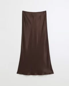 River Isalnd 
Brown Satin Maxi Skirt
£30.00