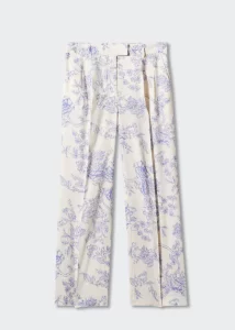 Mango
Printed linen trousers
Was £49.99 Now £29.99

