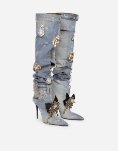 Dolce & Gabbana
Patchwork denim boots with embroidery
£5,600.00