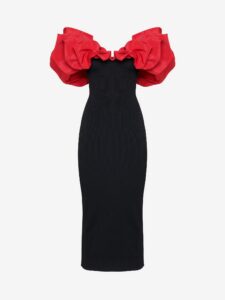 Alexander McQueen
Women's Hybrid Ruffled Pencil Dress in Black/red/pink
£ 2,990.00
